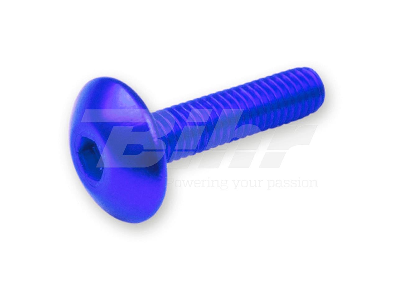 Fairing screw set M5×20 (6 pcs) blue (TA520AZ)