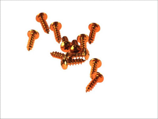 Fairing screw set M6×22 (12 pcs) orange (RC620NO)