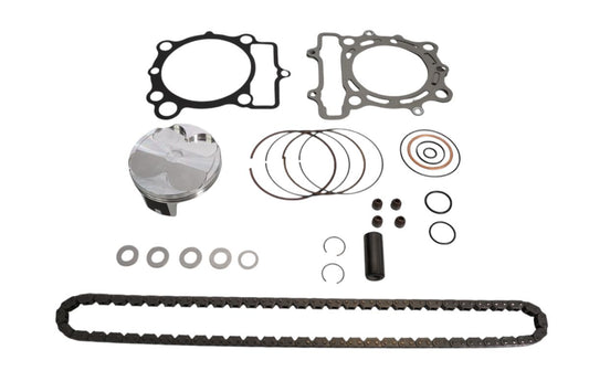 Top-end repair kit Kawasaki KX 250F 23-24 STD +0.01 mm = 77.96 mm 14.1:1 (piston, top-end gaskets, timing chain)