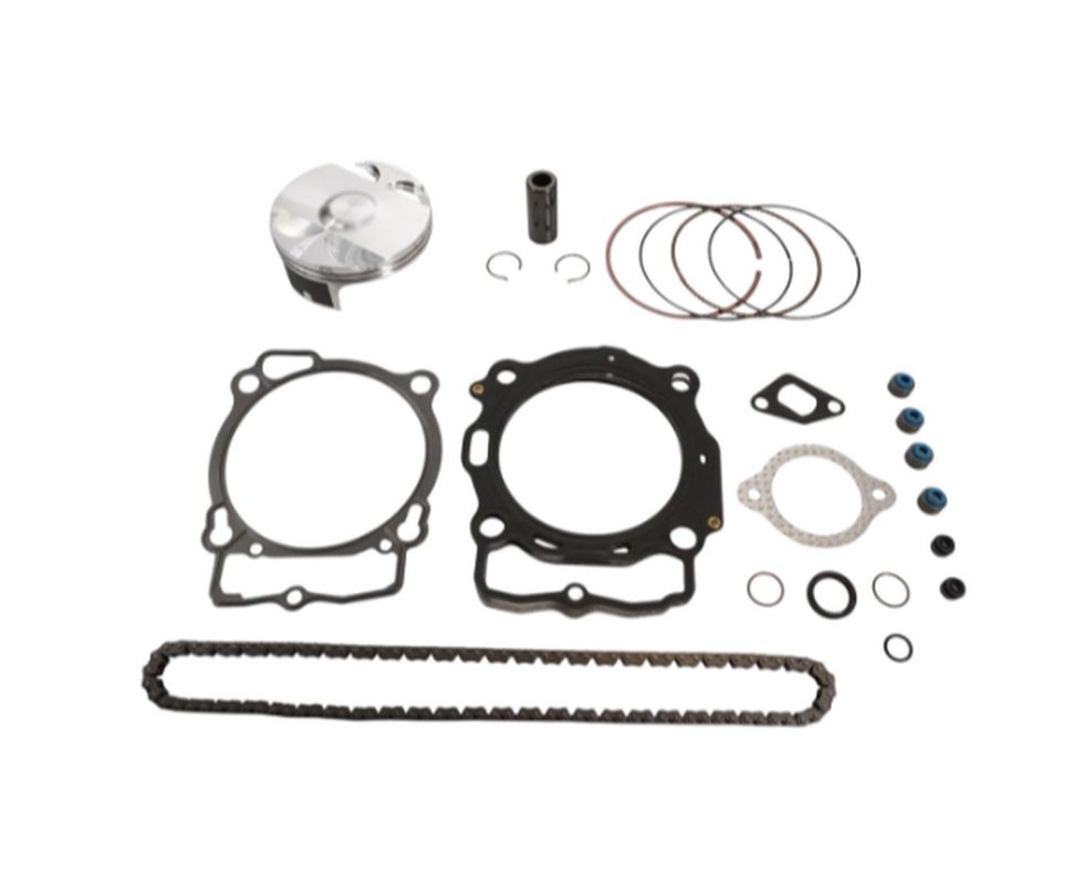 Top-end repair kit KTM EXC-F 450 20-23/Husqvarna FE 450 20-23/GASGAS EC 450F 24-25 STD +0.01 mm = 94.96 mm 11.8:1 (piston, top-end gaskets, timing chain)