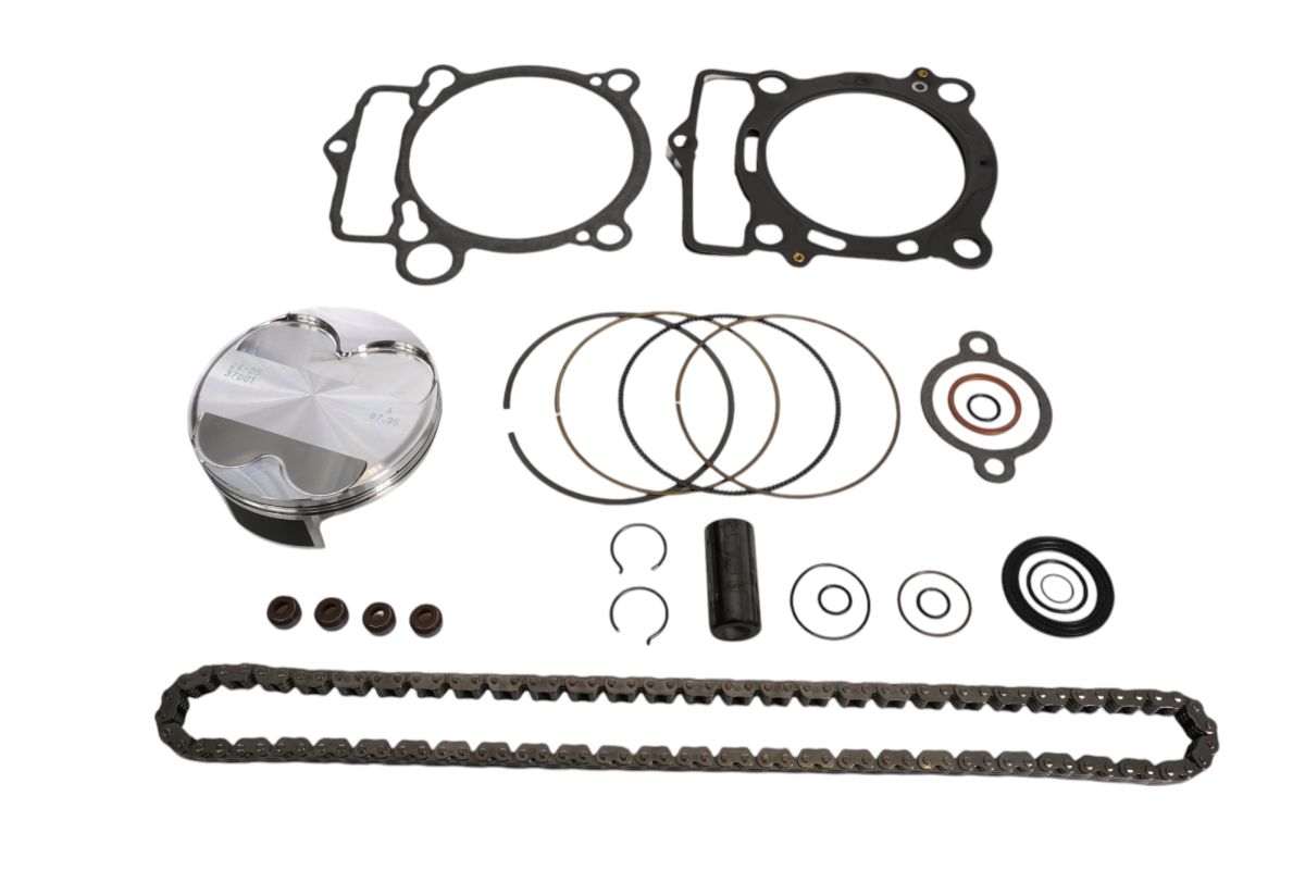 Top-end repair kit KTM EXC-F 350 20-23/SX-F 350 19-22/Husqvarna FE 350 20-23/FC 350 19-22/GASGAS EC 350F 21-23 STD 89.96 mm 14.0:1 (piston, top-end gaskets, timing chain)