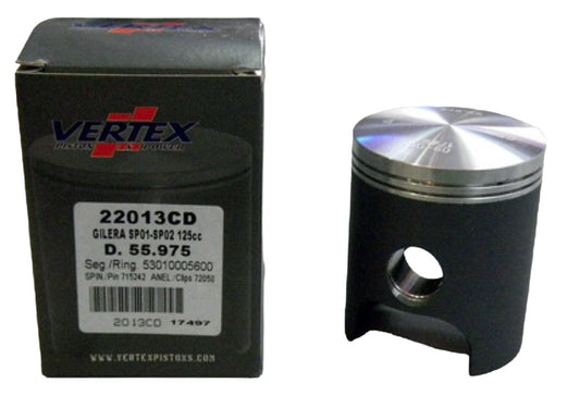 Piston Gilera 125 (SP02, SP01) (55.985 mm) (rings 53010005600 x2 pcs)