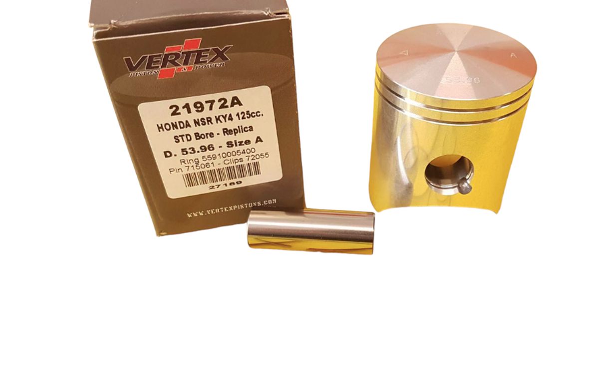 Piston Honda NSR 125, CRM 125 (53.97 mm) (rings 55910005400 x2 pcs)
