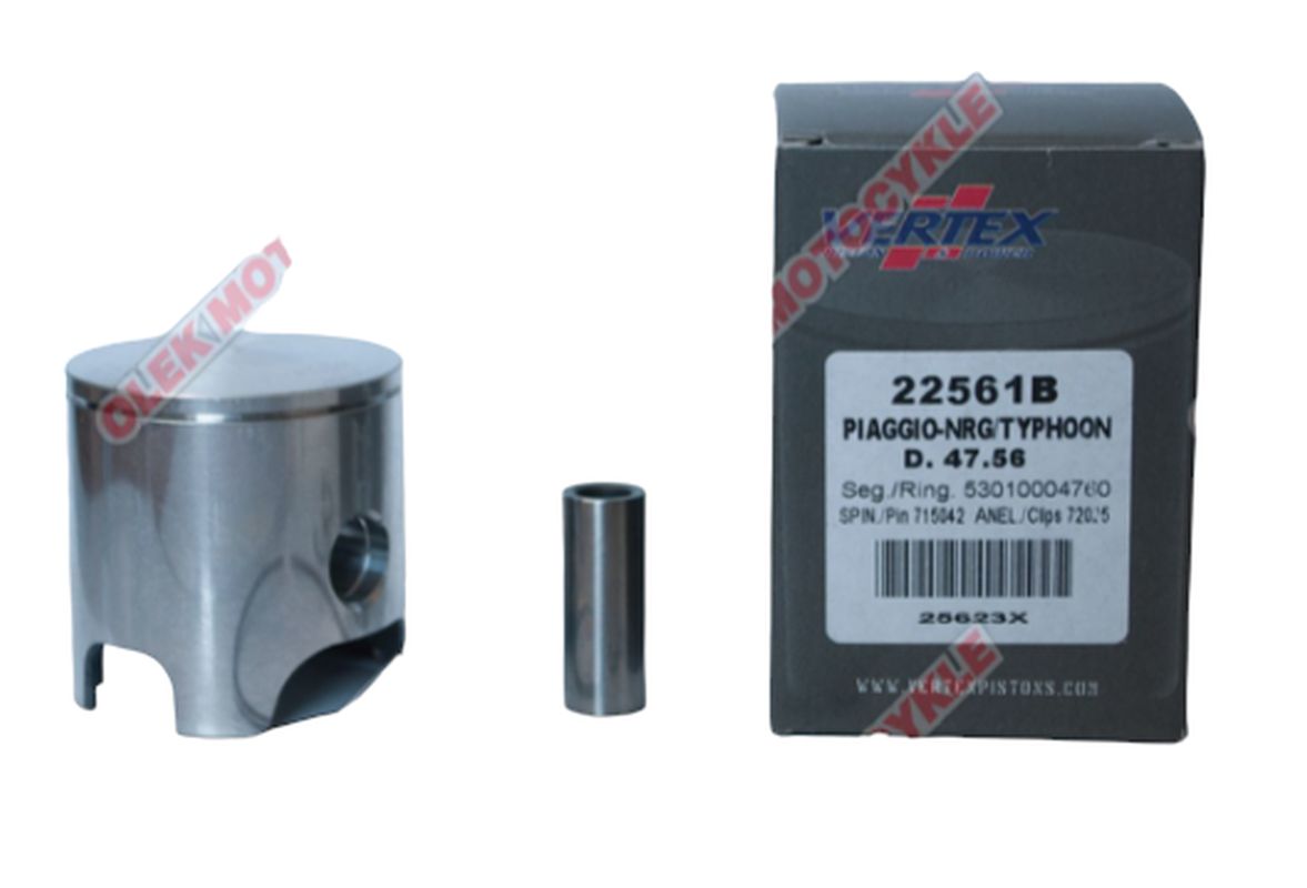 Piston Polini/Gilera/Piaggio 47.58 mm (rings 53010004760 x1 pc)