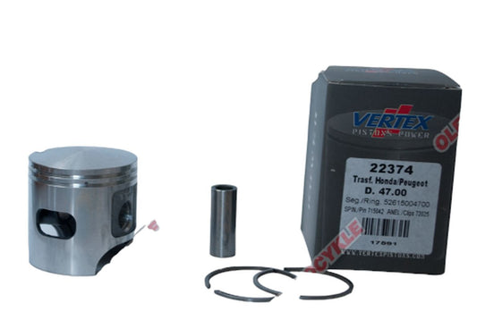 Piston Top Performances Honda/Peugeot 47.40 mm pin 12 mm