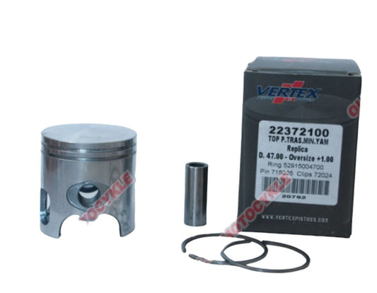 Piston Top Performances Minarelli 47.40 mm +1.40 mm pin 10 mm
