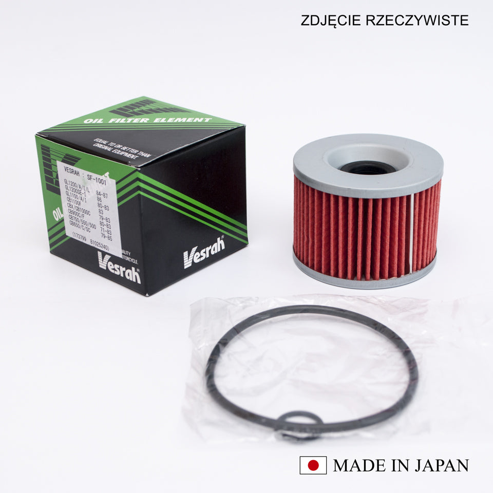 Oil filter HF401 (with O-rings) (Made in Japan)