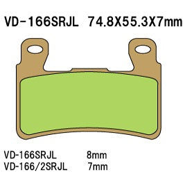 Brake pads KH265 / KH296 (Made in Japan)