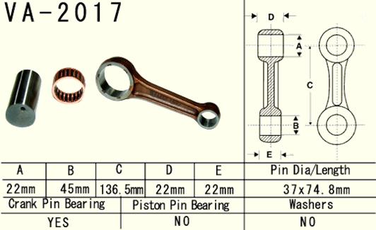 Connecting rod Yamaha YFM 660 Raptor 01 (VA2017) (Made in Japan)