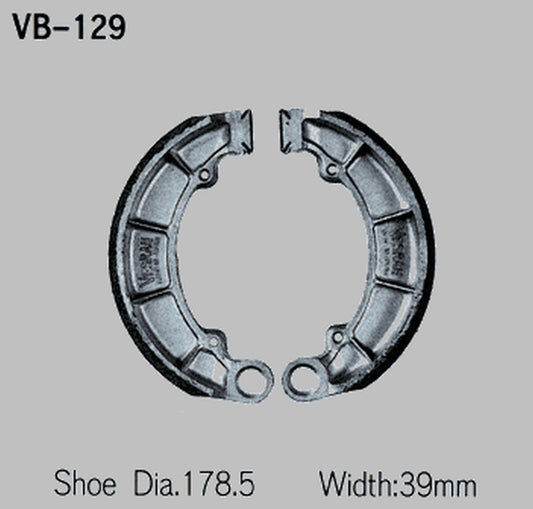 Brake shoes Honda CB 650, CB 750 (Made in Japan)