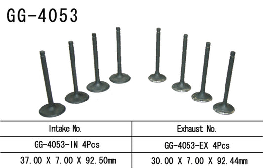 Intake valve Kawasaki ZR-7 01-05 (OEM: 12004-1140) (1 pc) (Made in Japan)
