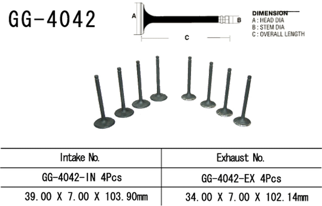 Exhaust valve Kawasaki ZR 1100 Zephyr (OEM: 12005-1179) (1 pc) (Made in Japan)