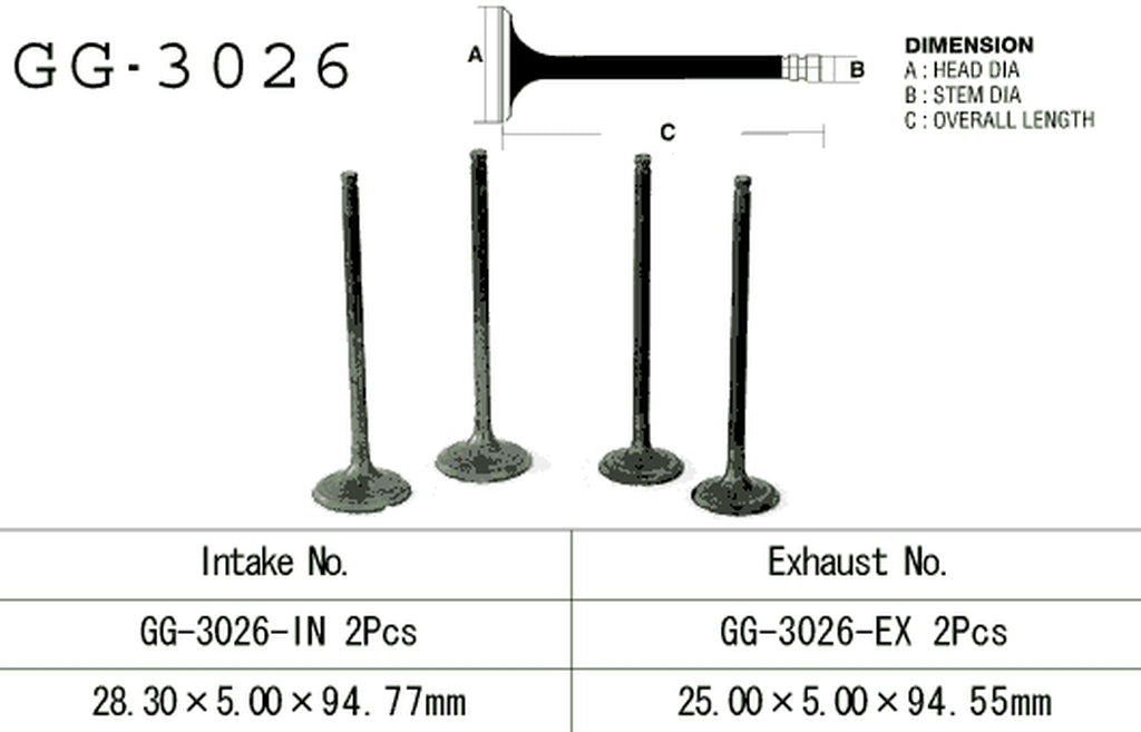 Exhaust valve Suzuki DR 250 S/SE 90-95 (OEM: 12912-15D01) (1 pc) (Made in Japan)