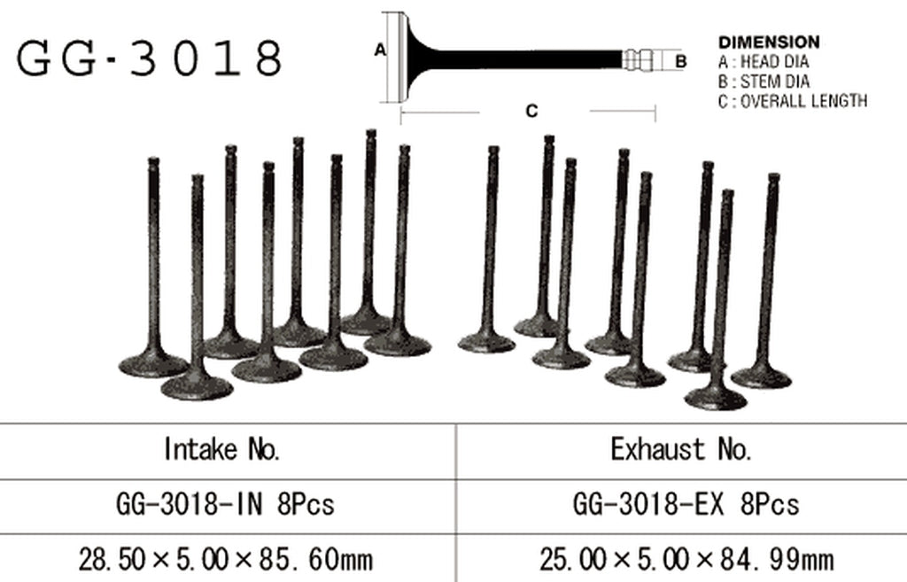 Exhaust valve Suzuki GSF 1200 Bandit 97-02, GSX-R 1100 86-90, GSX 1100 F/G 88-93 (OEM: 12912-06B00) (1 pc) (Made in Japan)