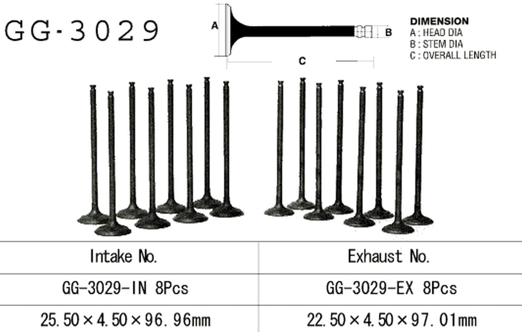 Exhaust valve Suzuki RF 600R 94-96, GSX-R 600W 92-93 (OEM: 12912-18E00) (1 pc) (Made in Japan)