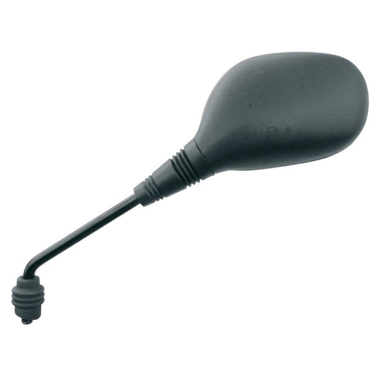Mirror left 10 mm thread, right side, black Piaggio/Vespa Carnaby 125/200/250 2007–2010 (E403I)