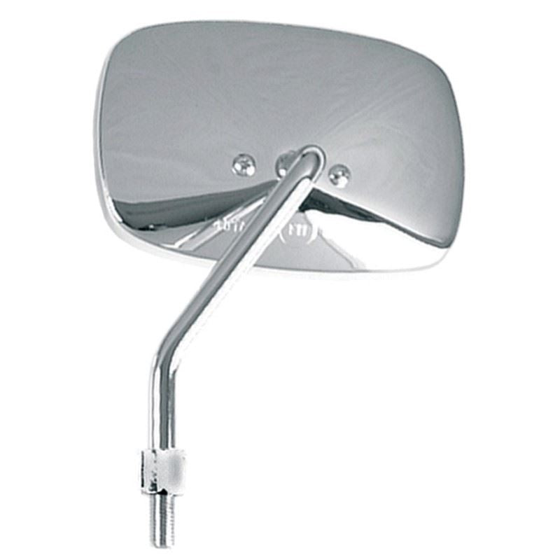 Mirror left 10 mm thread, right side, chrome Aprilia Habana/Mojito 50/125/150 1999–2010 (E689I)