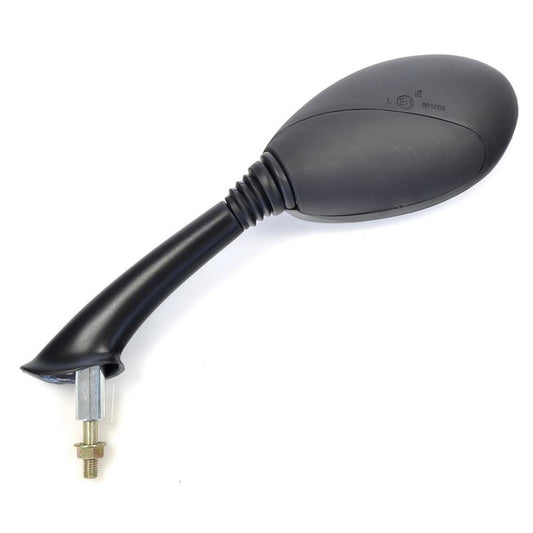 Mirror left 8 mm thread, right side, black Piaggio/Vespa ET2/ET4 50/125/150 1997–2009 (E491I)