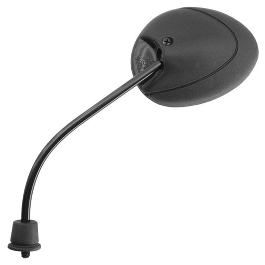 Mirror left 8 mm thread, right side, black PGO Young Bubu, Piaggio/Vespa ZIP SP 50/100/125 2000–2013 (E593I)