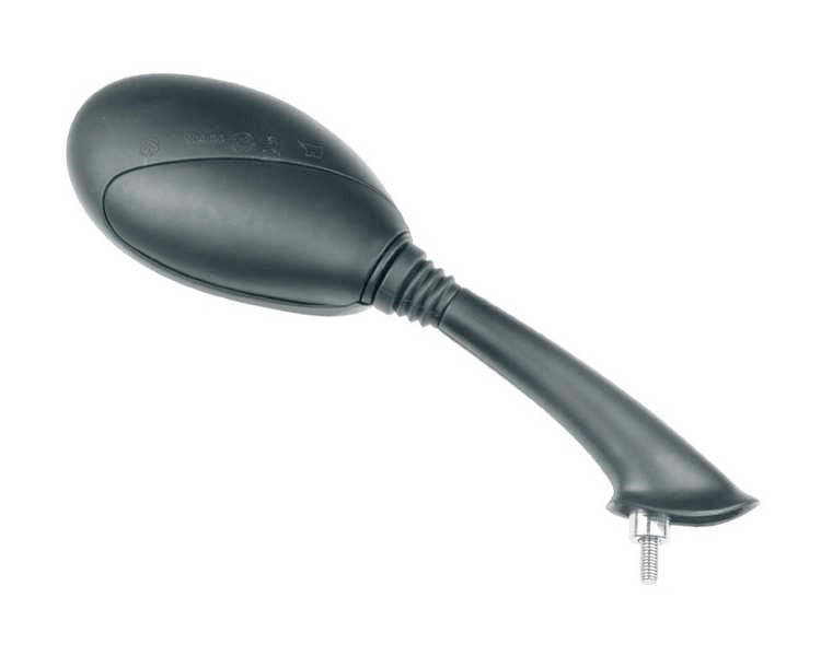 Mirror Piaggio/Vespa Fly 50–150 right 8 mm right‑thread black (E710D)