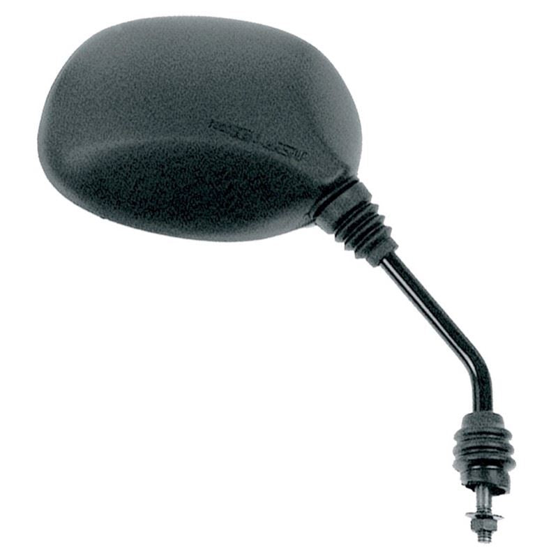 Mirror right 8 mm left‑thread, black Piaggio/Vespa TPH Typhoon 50/80/125 1993–2016 (E106D)