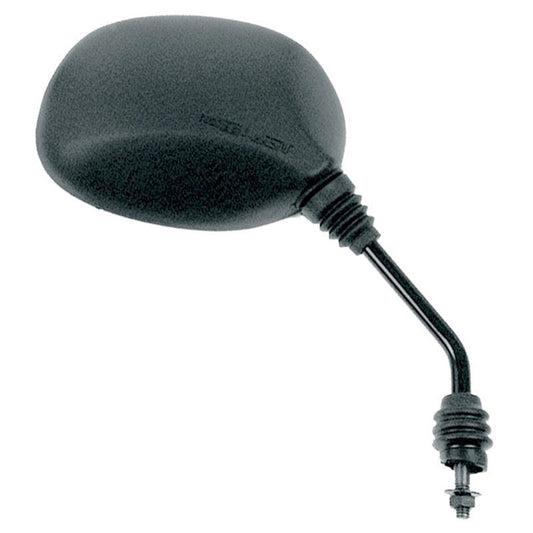 Mirror right 8 mm left‑thread, black Piaggio/Vespa TPH Typhoon 50/80/125 1993–2016 (E106D)