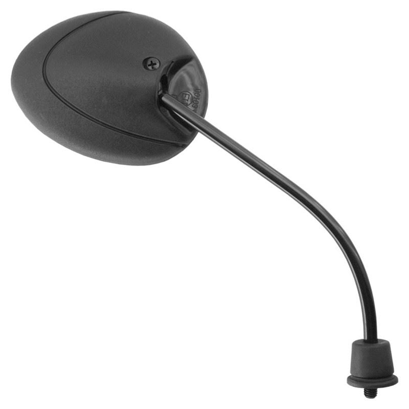 Mirror right 8 mm thread, right side, black PGO Young Bubu, Piaggio/Vespa ZIP II/SP 50/100/125 2000–2013 (E593D)