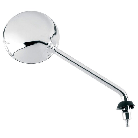 Mirror right 8 mm thread, right side, chrome Piaggio/Vespa GTS/GTV/LX/LXV 50–300 2005–2016 (E182D)