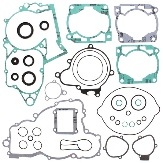 Gasket set KTM XC‑W 300 2008–2016 (with engine oil seals), XC 300 2008–2016, Husqvarna TE 300 2014–2016, Husaberg TE 300 2011–2014