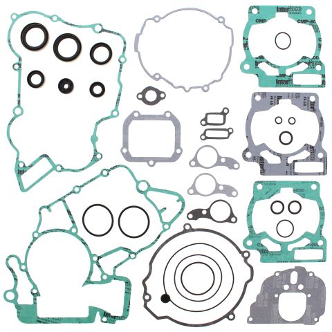 Gasket set KTM XC 200 2006–2009, XC‑W 200 2006–2012, EXC 200 2003–2005, SX 200 2003–2004 (with engine oil seals)