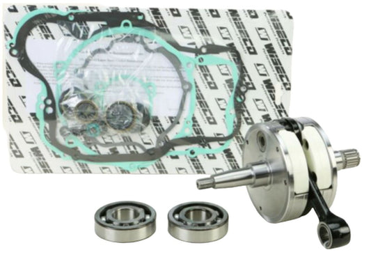Crankshaft Kawasaki KX 250 2002–2004 (with bearings, seals and bottom‑end gasket set)