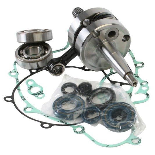 Crankshaft Kawasaki KX 65 2000–2005, Suzuki RM 65 2003–2005 (with bearings, seals and bottom‑end gasket set)