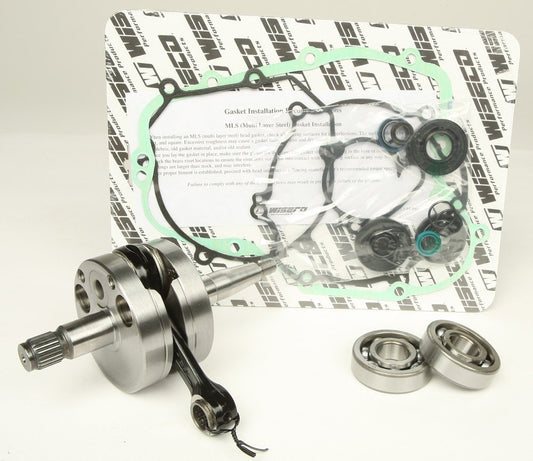 Crankshaft Kawasaki KX 85/80 1991–2005 (with bearings, seals and bottom‑end gasket set)