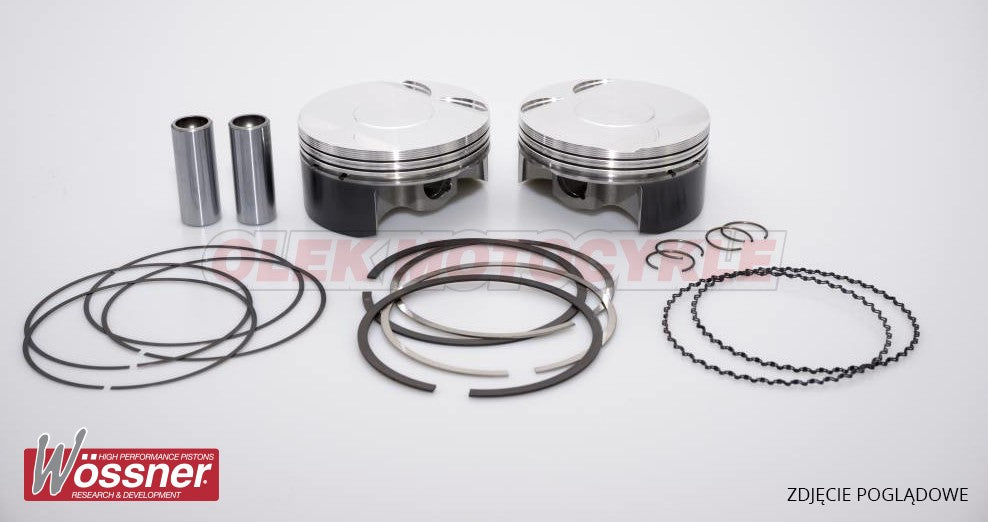 Piston kit (4‑stroke) 1098 RS 2007–2008, Ducati 999 RS 2003–2006 (Ø103.93 mm, bore Ø104 mm, wrist‑pin 20 mm)