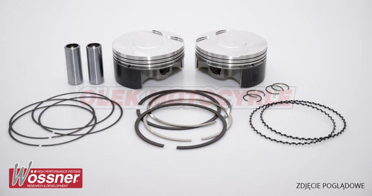 Piston kit (4‑stroke) 1098 RS 2007–2008, Ducati 999 RS 2003–2006 (Ø103.93 mm, bore Ø104 mm, wrist‑pin 20 mm)