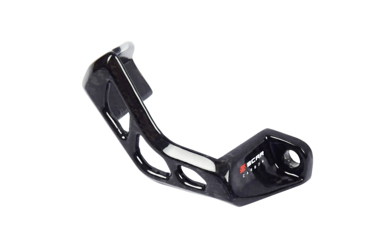 Racing carbon rear brake caliper guard Kawasaki KX250 20-24, KX450 20-23, Yamaha YZ250F 21-25, YZ250FX 22-25, YZ450FX 22-25, Fantic XX125 22-25, XX250 22-25, XXF250 22-25, XXF450 22-25