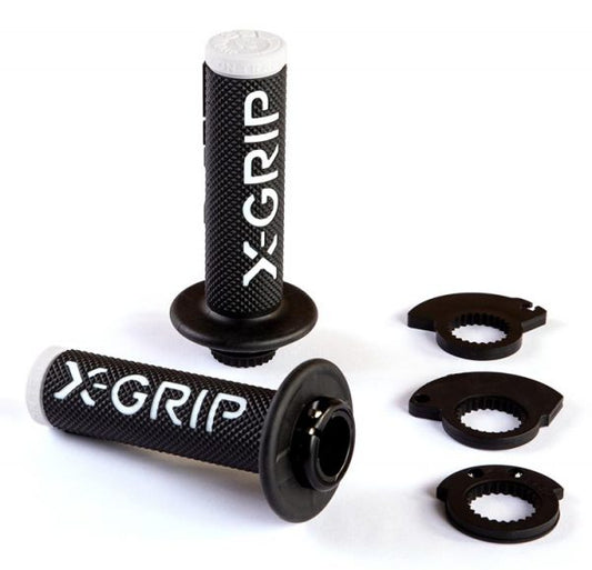 Grips BRAAAAP Lock‑On‑Grip (with throttle tube adapters) White, white