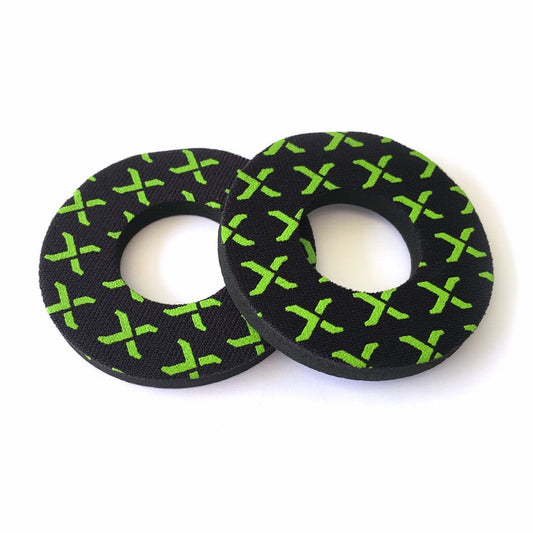 Grip donuts (anti‑blister foam) – green