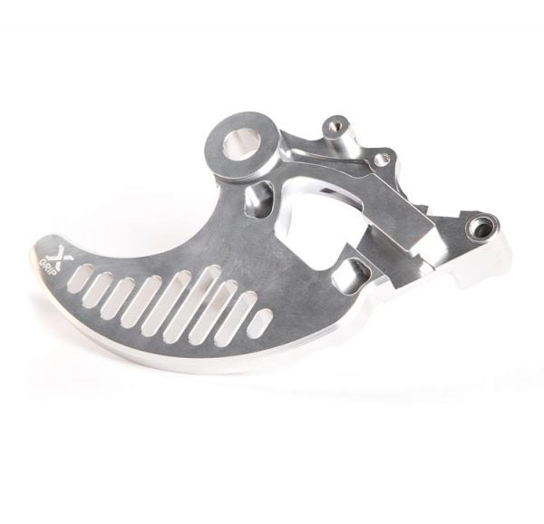 Rear brake disc guard – Beta X‑Trainer, Beta 250/300 RR 2008–2024, silver