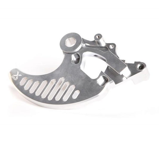 Rear brake disc guard – Beta X‑Trainer, Beta 250/300 RR 2008–2024, silver