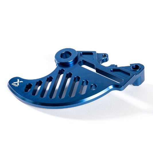 Rear brake disc guard – KTM EXC/EXC‑F 2004–, Husqvarna TE/FE 2014–, Husaberg –2013, GasGas EC/EC‑F 2021–, blue