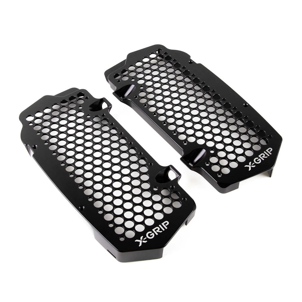 Radiator guards (set) – KTM SX‑F/XC‑F/XC 2023–, EXC‑F/XC‑W/XCF‑W 2024–, Husqvarna TC/FC/FX/TX 2023–, GasGas EC‑F/MC‑F/EX‑F 2024–, black (see product description)