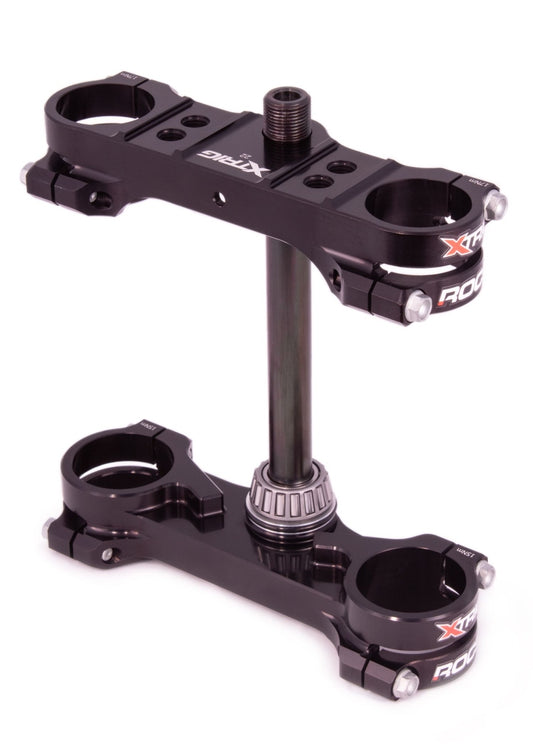 ROCS Tech triple clamps – front suspension – KTM SX65 2021–2023, Husqvarna TC65 2021–2023, GasGas MC65 2021–2023 (offset 22 mm), black